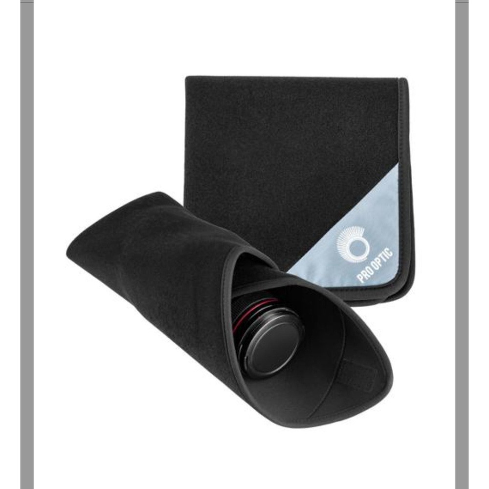 **New**Adorama Pro-Optic Lens Wrap 19" x 19"‎ Black PROLW19 Camera Photographer